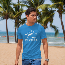 Load image into Gallery viewer, Unisex Big Classic Dolphin Project Tee - Blue