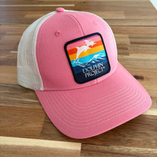 Load image into Gallery viewer, Dolphin Project Pink Ponytail Hat with Rainbow Logo Patch