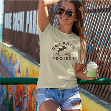 Load image into Gallery viewer, Unisex Big Classic Dolphin Project Tee - Stone