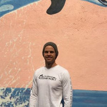 Load image into Gallery viewer, white long sleeve dolphin graphic shirt