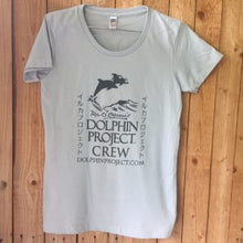 Load image into Gallery viewer, Mens dolphin project crew tee platinum