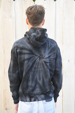 Load image into Gallery viewer, Unisex Dolphin Project EST 1970 Black Tie Dye Pullover Hoodie