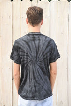 Load image into Gallery viewer, Unisex Dolphin Project EST 1970 Black Tie Dye Tee
