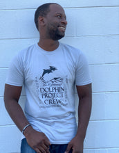 Load image into Gallery viewer, Men's Dolphin Project Crew Platinum Tee