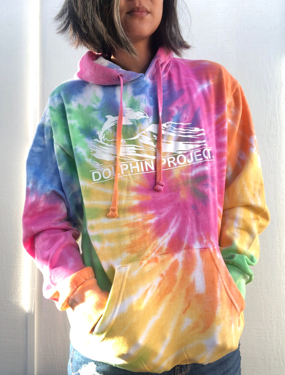 MIAMI DOLPHINS YOUTH STATEMENT TIE DYE HOODED SWEATSHIRT