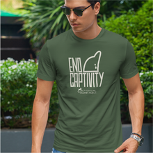 Load image into Gallery viewer, End Captivity Green/Ivory Unisex Tee
