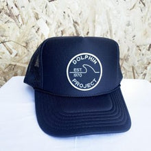 Load image into Gallery viewer, Dolphin project 1970 trucker hat front
