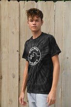 Load image into Gallery viewer, Unisex Dolphin Project EST 1970 Black Tie Dye Tee
