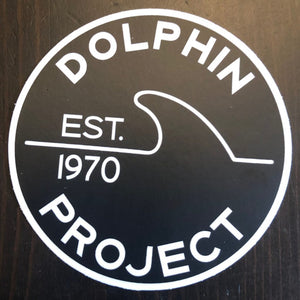Dolphin project 1970 fin decal