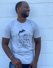 Load image into Gallery viewer, Men&#39;s Dolphin Project Crew Platinum Tee
