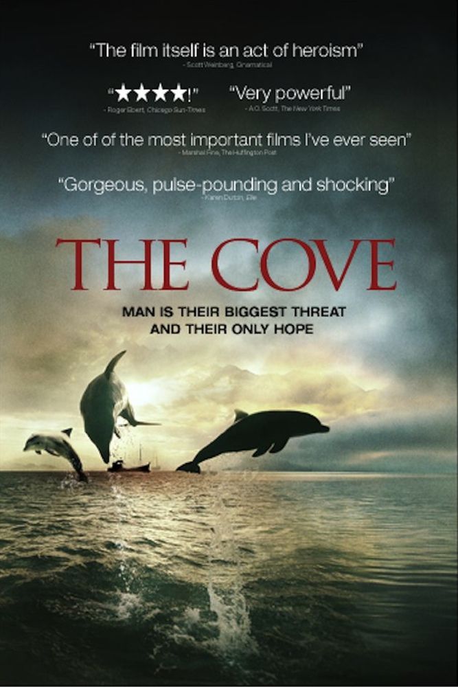 The Cove movie poster hosting donation