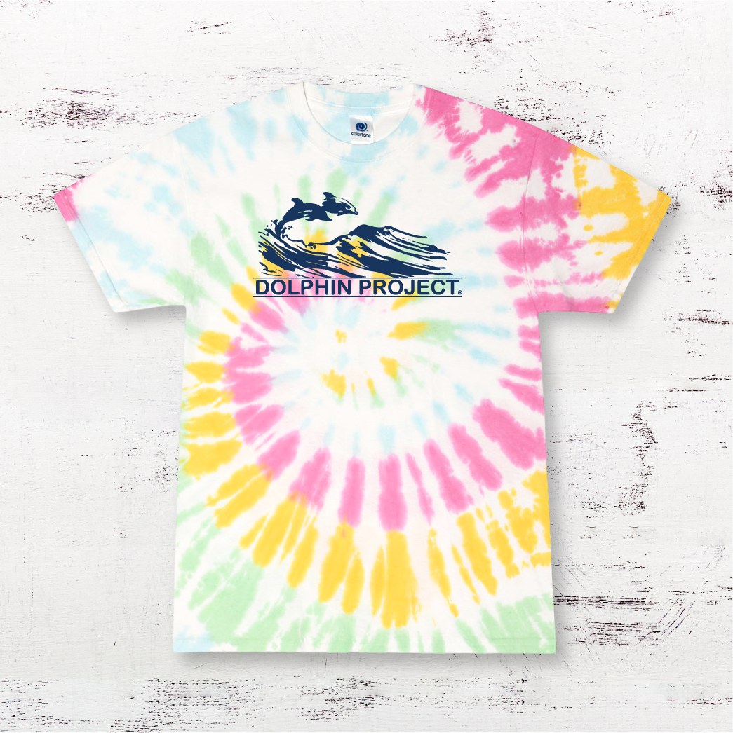 Unisex Dolphin Project Original Logo Yosemite Tie Dye Tee